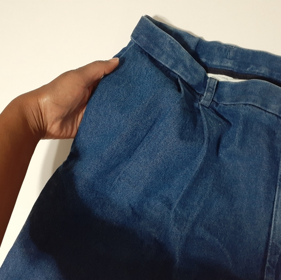 Vintage Men's Haggar Pleated Jeans - Picture 3 of 15